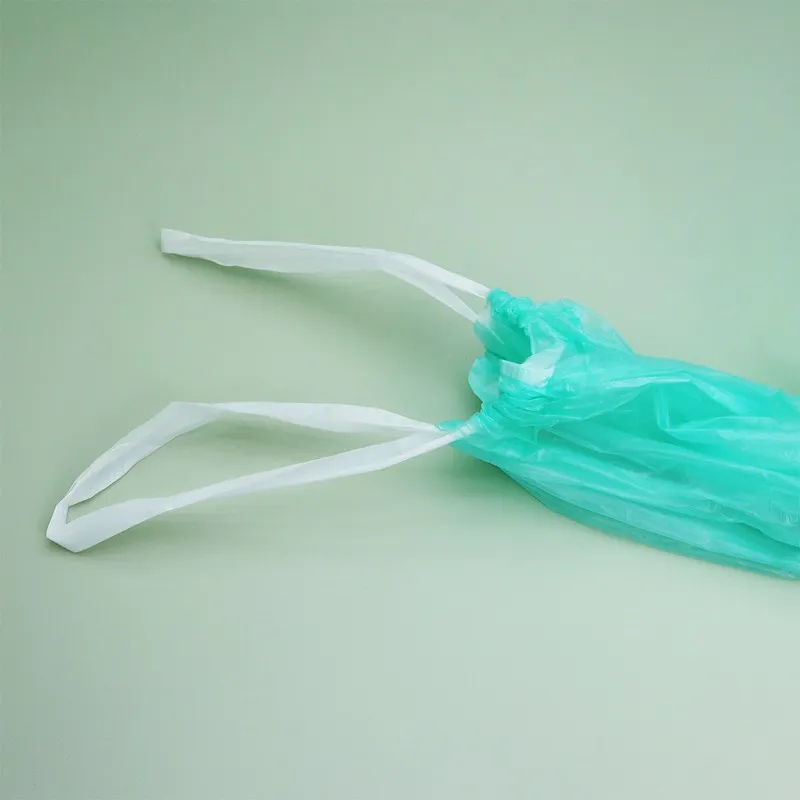 Green environmentally friendly drawstring garbage roll bag Green environmentally friendly drawstring garbage roll bag