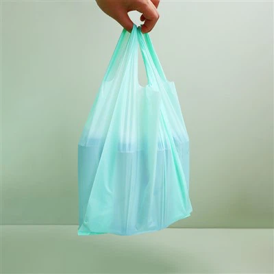 Gröna plastpåsar